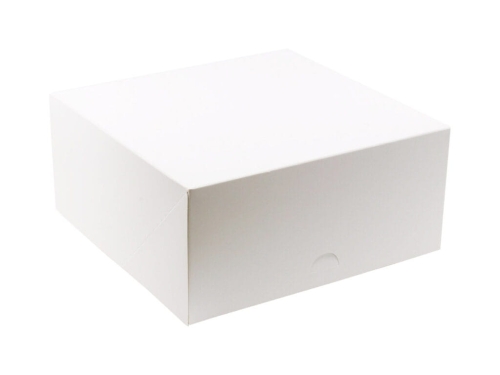 białe opakowanie papierowe 260x260x120mm