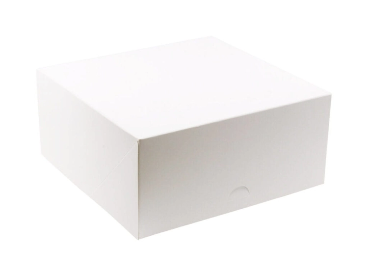 białe opakowanie papierowe 260x260x120mm