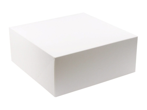 pudełko białe  300x300x125mm na ciasto