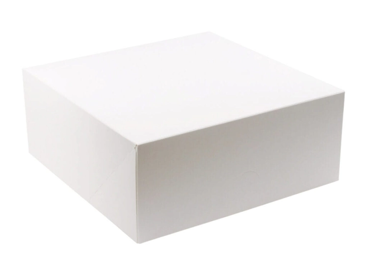 pudełko białe  300x300x125mm na ciasto