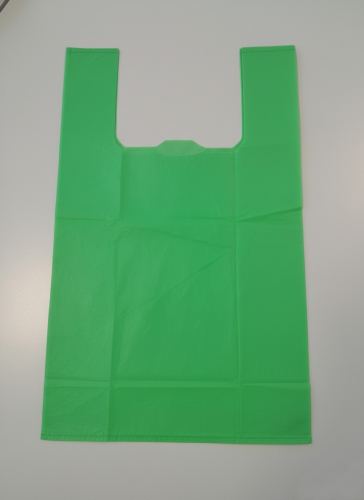 Reklamówki typu T-shirt biodegradowalne i kompostowalne 30x50 cm, 50 szt. 25 µm