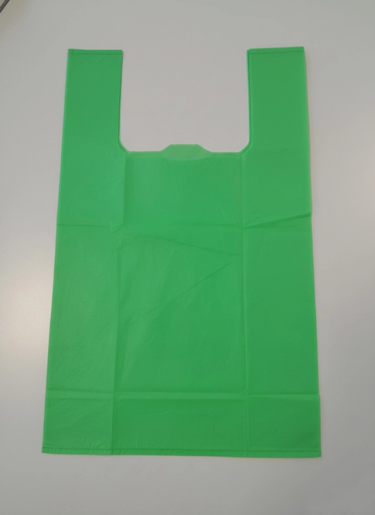 Reklamówki typu T-shirt biodegradowalne i kompostowalne 30x50 cm, 50 szt. 25 µm