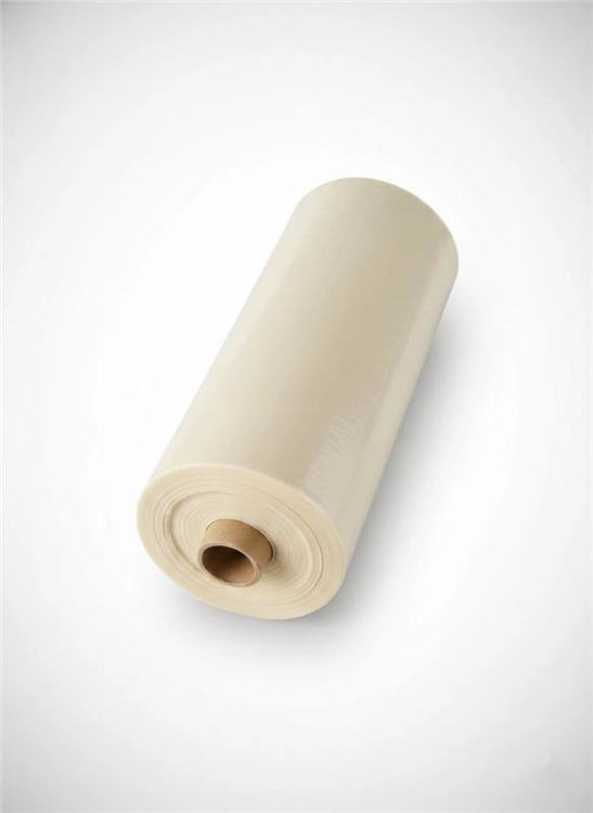 Zrywki typu T-shirt biodegradowalne i kompostowalne na rolce 22 × 45 cm 15 µm – 200 szt. mleczne