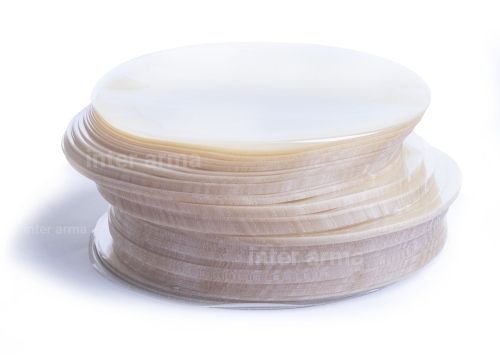 Przekładki - krążki do prasy do hamburgerów fi 130mm 1kg (ok. 1250 szt)