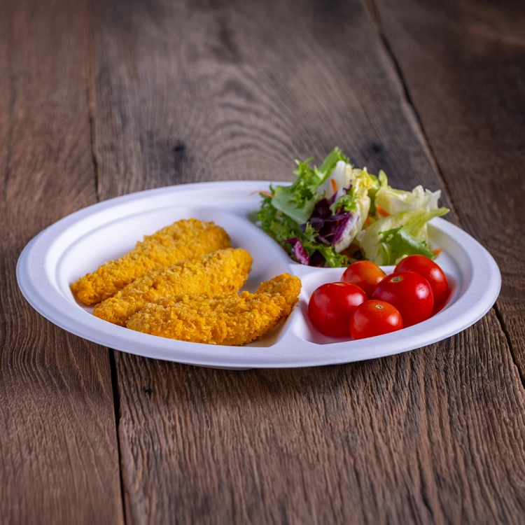 Talerz z trzciny cukrowej 3-dzielny  260mm Polgastro.jpg