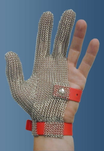 Rękawica ochronna metalowa nierdzewna 3-palcowa EUROFLEX HS132